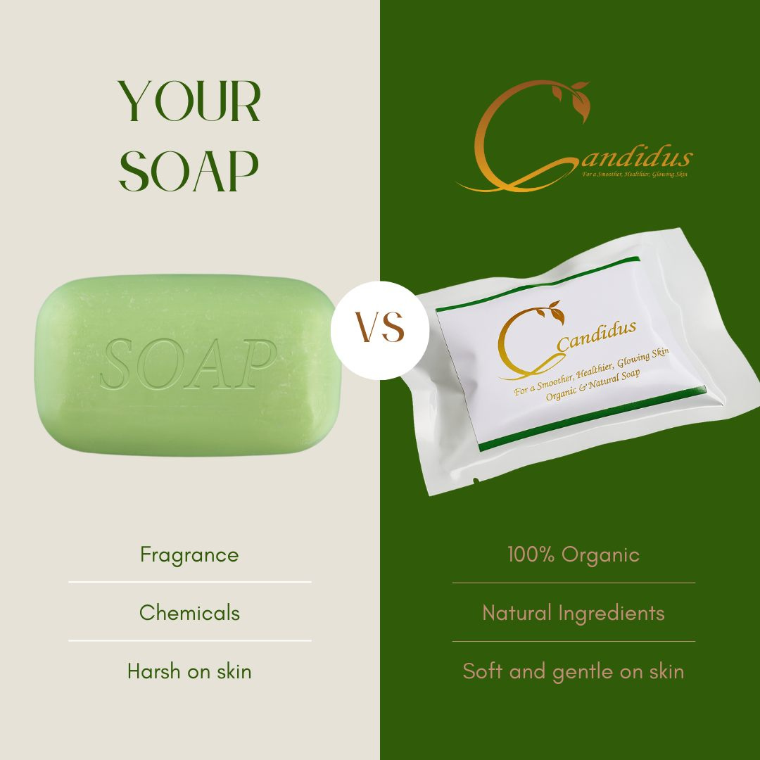 Candidus Organic Herbal Soap - Gentle Care for Sensitive Skin & Eczema