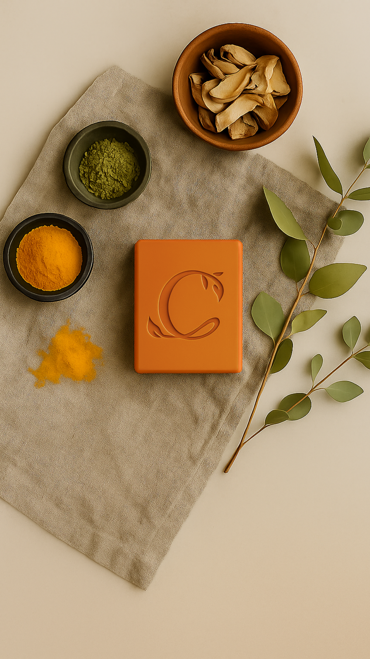 Candidus Organic Herbal Soap - Gentle Care for Sensitive Skin & Eczema