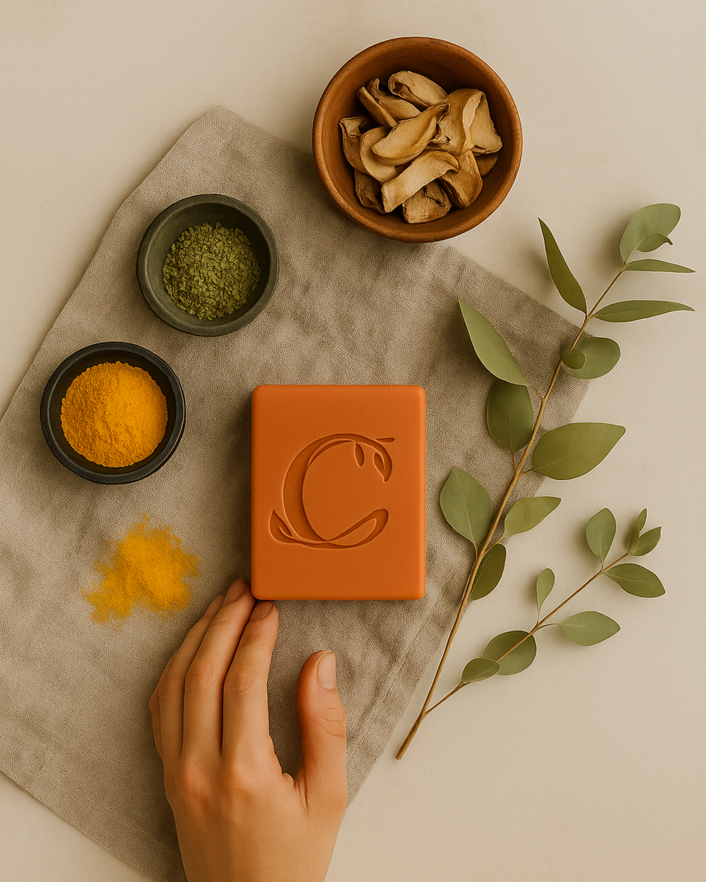 Candidus Organic Herbal Soap - Gentle Care for Sensitive Skin & Eczema